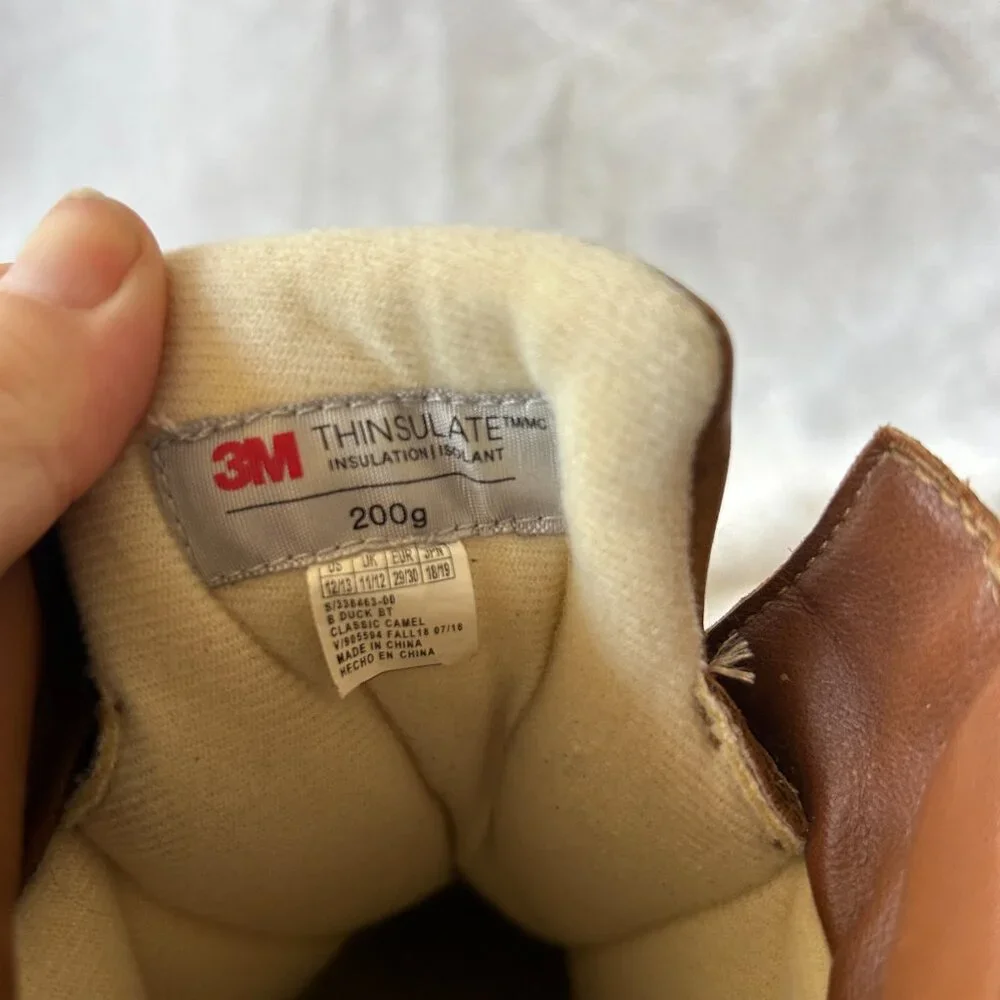 GAP‎ Duck Boots Kids Size 12/13 Classic Winter Boots Thinsulate Preppy